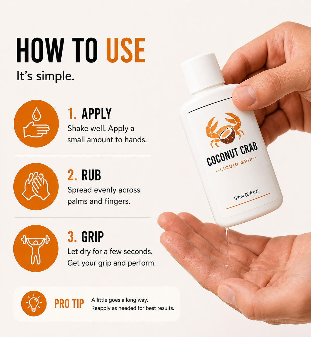Coconut Crab Liquid Grip - 2 pack